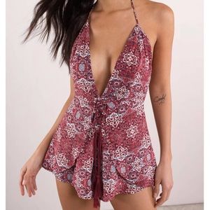 Tobi plunge romper - worn once